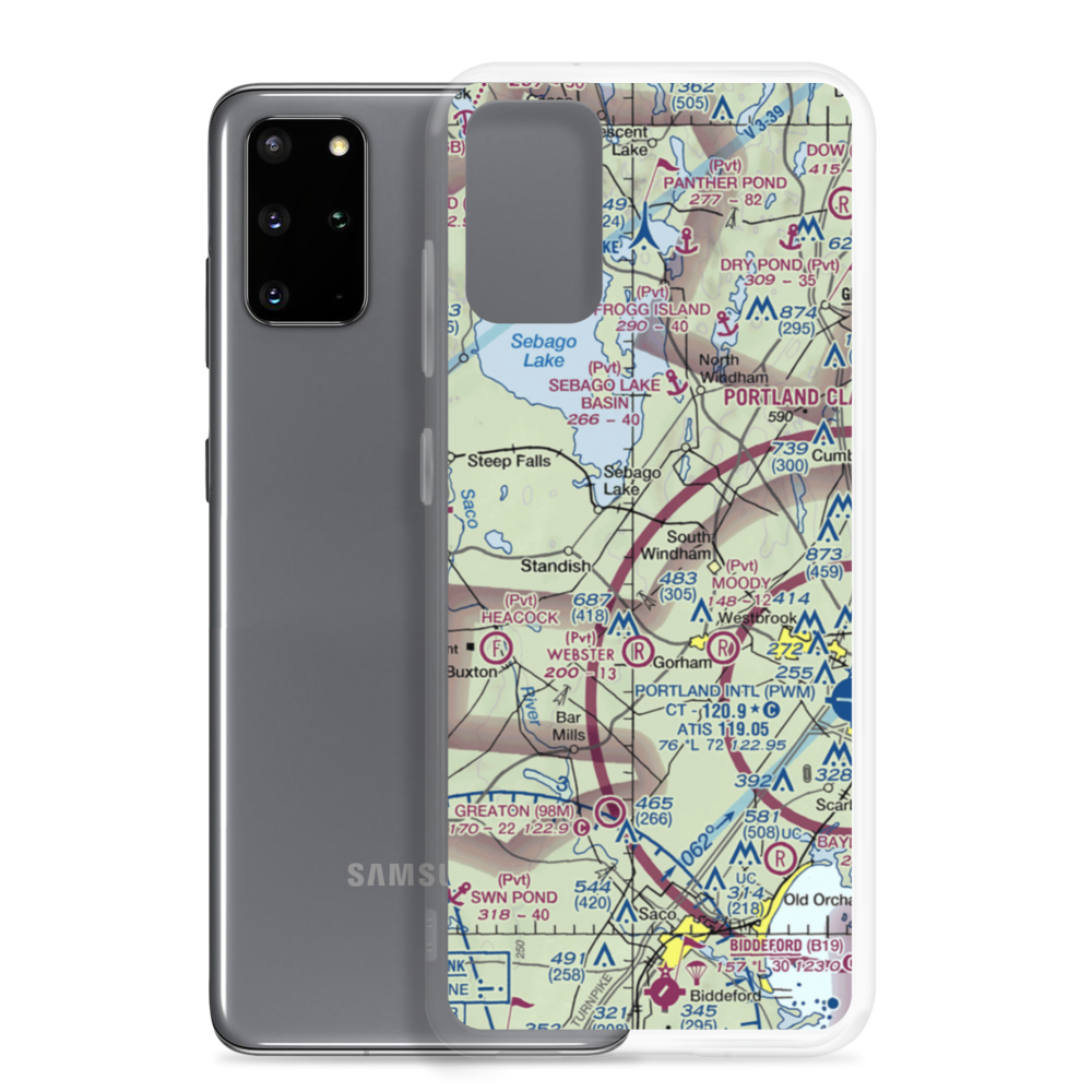 Clark Field (ME96) VFR Sectional Samsung Case Samsung Galaxy S20 Plus model shown