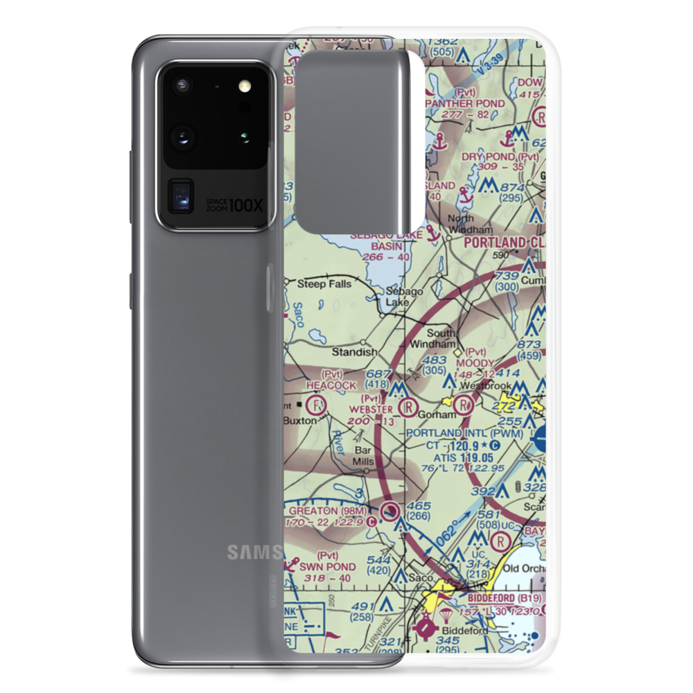 Clark Field (ME96) VFR Sectional Samsung Case Samsung Galaxy S20 Ultra model shown
