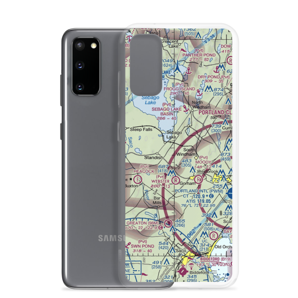 Clark Field (ME96) VFR Sectional Samsung Case Samsung Galaxy S20 model shown