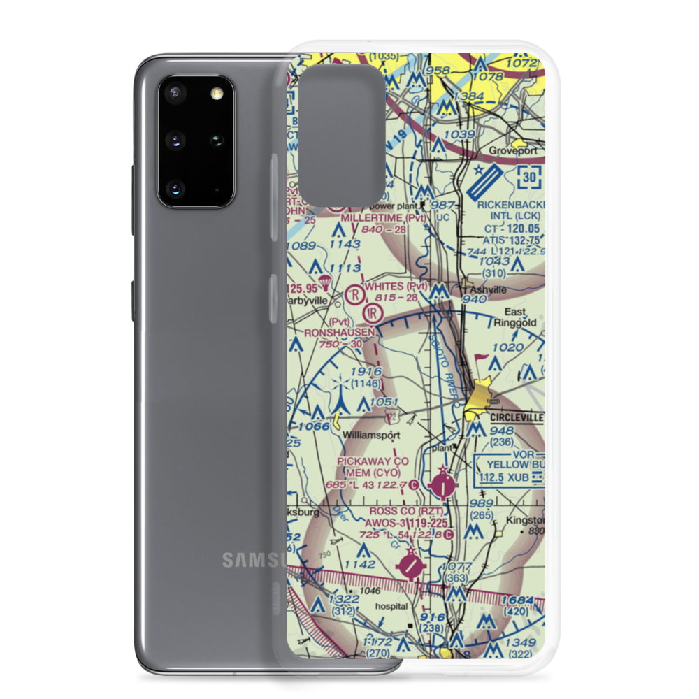 Clarks Dream Strip (03I) VFR Sectional Samsung Case Samsung Galaxy S20 Plus model shown