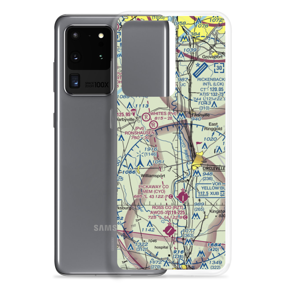 Clarks Dream Strip (03I) VFR Sectional Samsung Case Samsung Galaxy S20 Ultra model shown