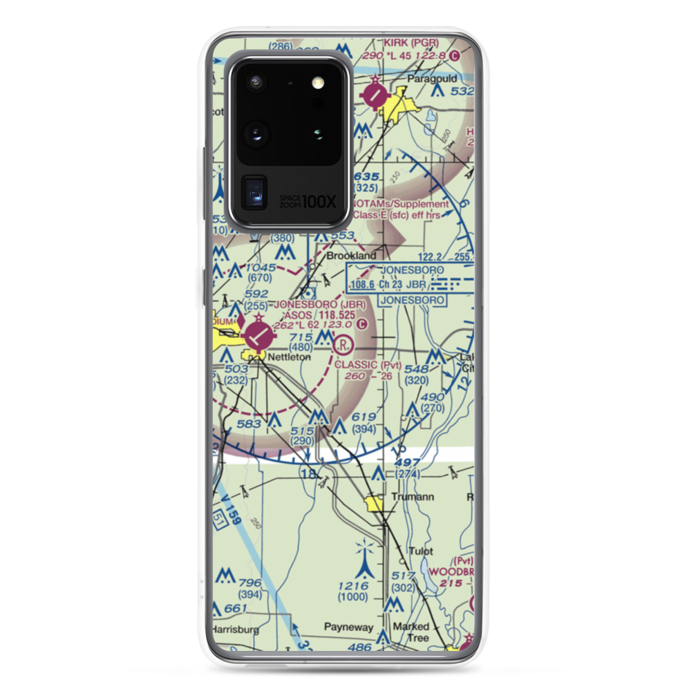 Classic Airstrip (23AR) VFR Sectional Samsung Case Samsung Galaxy S20 Ultra model shown