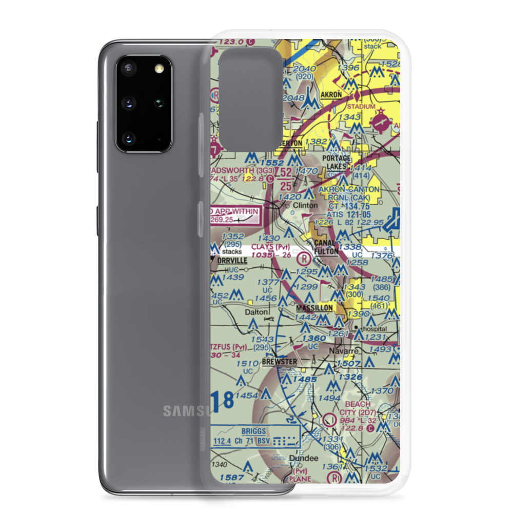 Clay's Rv Airport (51OI) VFR Sectional Samsung Case Samsung Galaxy S20 Plus model shown