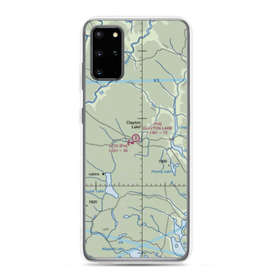 Clayton Lake Strip (ME19) VFR Sectional Samsung Case