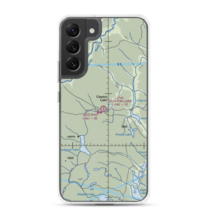 Clayton Lake Strip (ME19) VFR Sectional Samsung Case