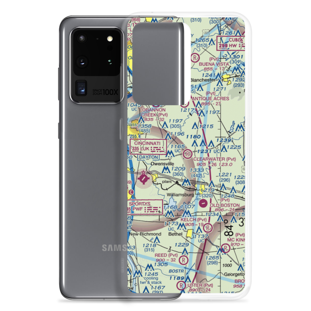 Clearwater Airpark (21OI) VFR Sectional Samsung Case Samsung Galaxy S20 Ultra model shown