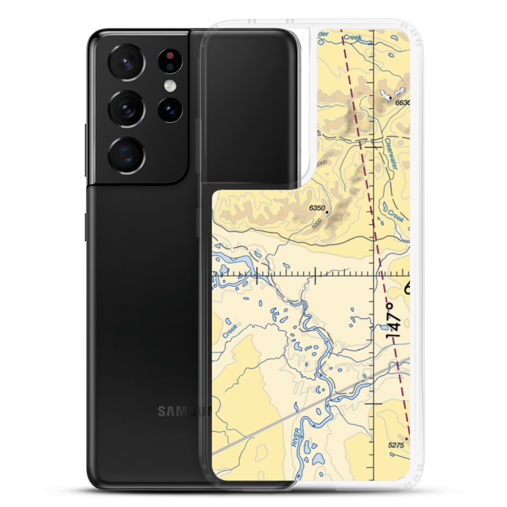 Clearwater Airport (Z86) VFR Sectional Samsung Case Samsung Galaxy S21 Ultra model shown