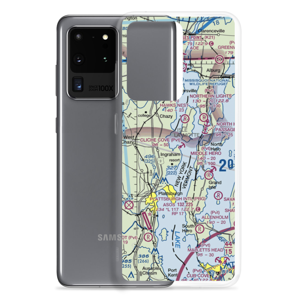 Cliche Cove Seaplane Base (00NK) VFR Sectional Samsung Case Samsung Galaxy S20 Ultra model shown