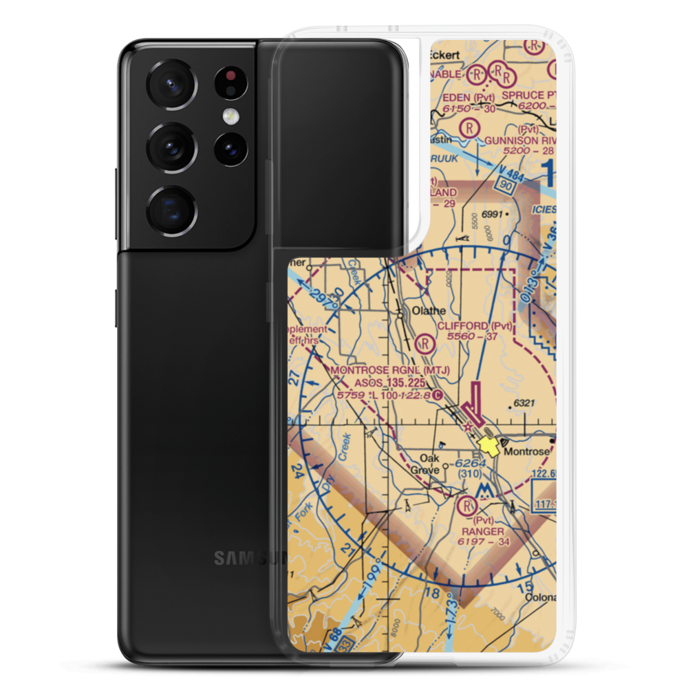 Clifford Field (1CO4) VFR Sectional Samsung Case Samsung Galaxy S21 Ultra model shown