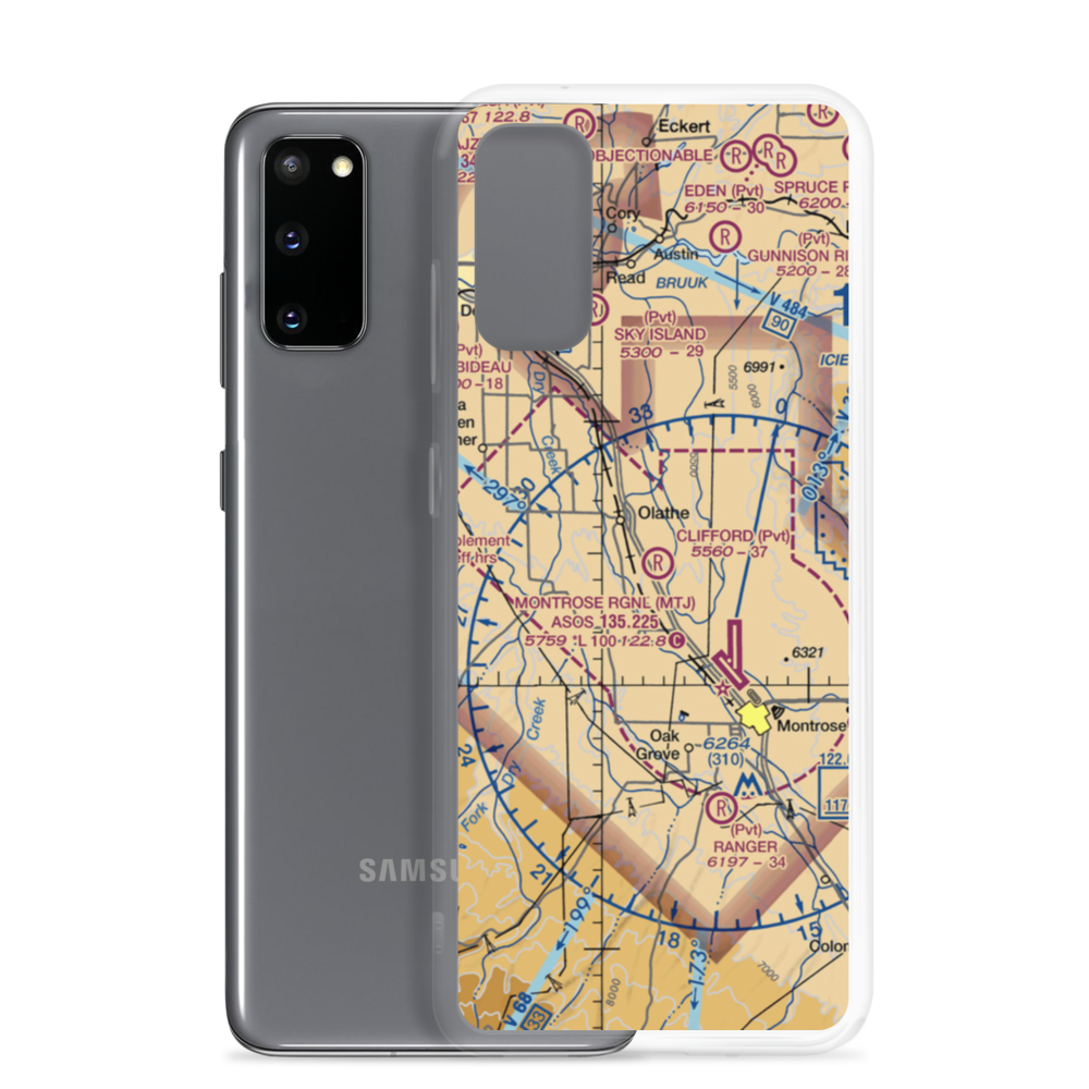 Clifford Field (1CO4) VFR Sectional Samsung Case Samsung Galaxy S20 model shown
