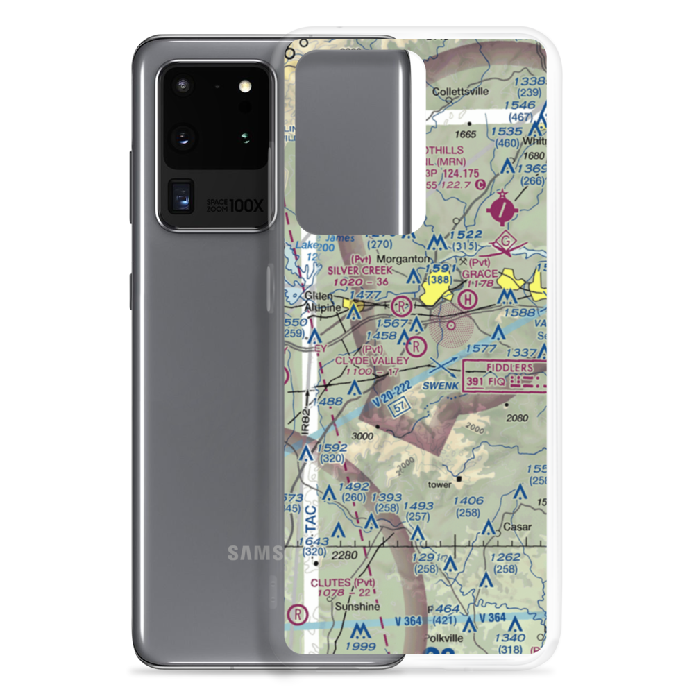 Clyde Valley Airport (3NC0) VFR Sectional Samsung Case Samsung Galaxy S20 Ultra model shown