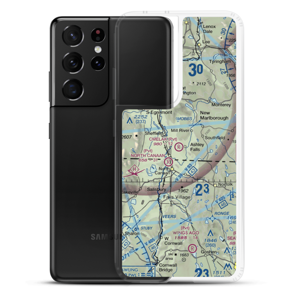 Cmelak Field (MA18) VFR Sectional Samsung Case Samsung Galaxy S21 Ultra model shown