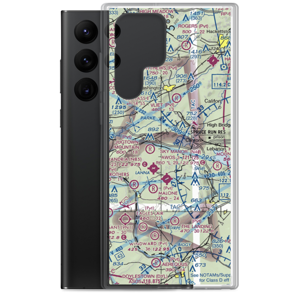 Coach & Paddock Heliport (0C9) VFR Sectional Samsung Case Samsung Galaxy S22 Ultra model shown