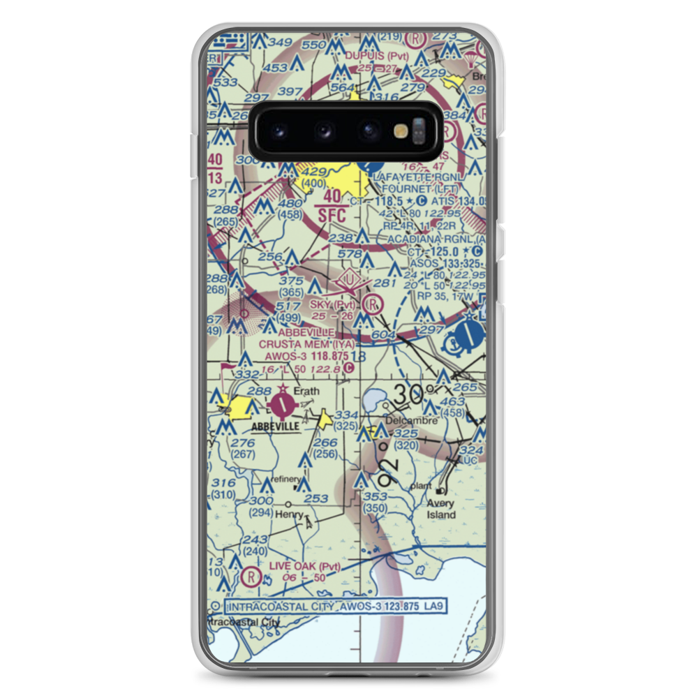 Coastal Ridge Airpark (34LS) VFR Sectional Samsung Case Samsung Galaxy S10+ model shown