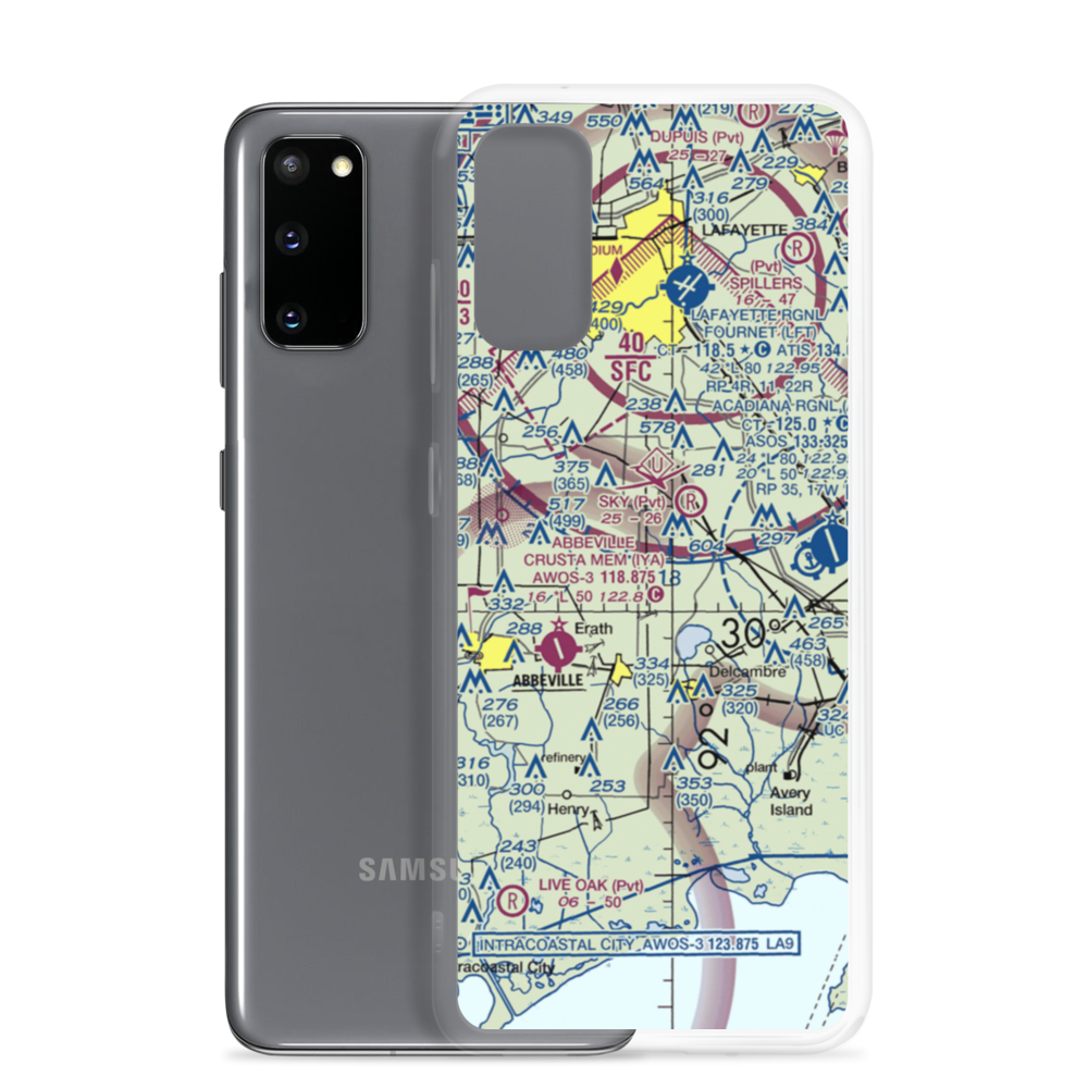 Coastal Ridge Airpark (34LS) VFR Sectional Samsung Case Samsung Galaxy S20 model shown
