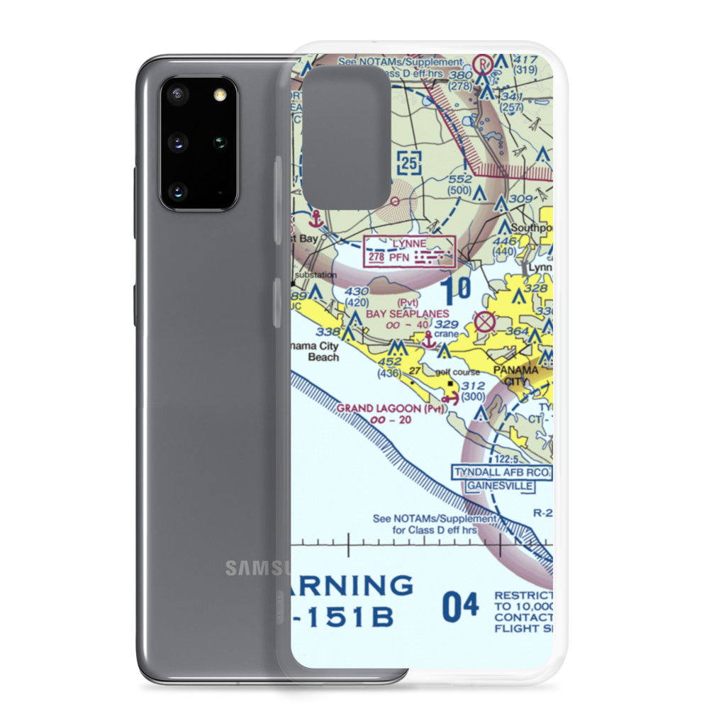 Coastal Systems Station Heliport (NBV) VFR Sectional Samsung Case Samsung Galaxy S20 Plus model shown