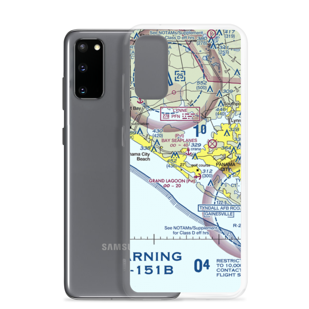 Coastal Systems Station Heliport (NBV) VFR Sectional Samsung Case Samsung Galaxy S20 model shown