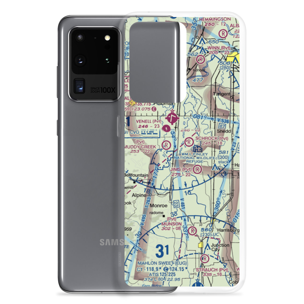 Coca Cola Airport (OG49) VFR Sectional Samsung Case Samsung Galaxy S20 Ultra model shown