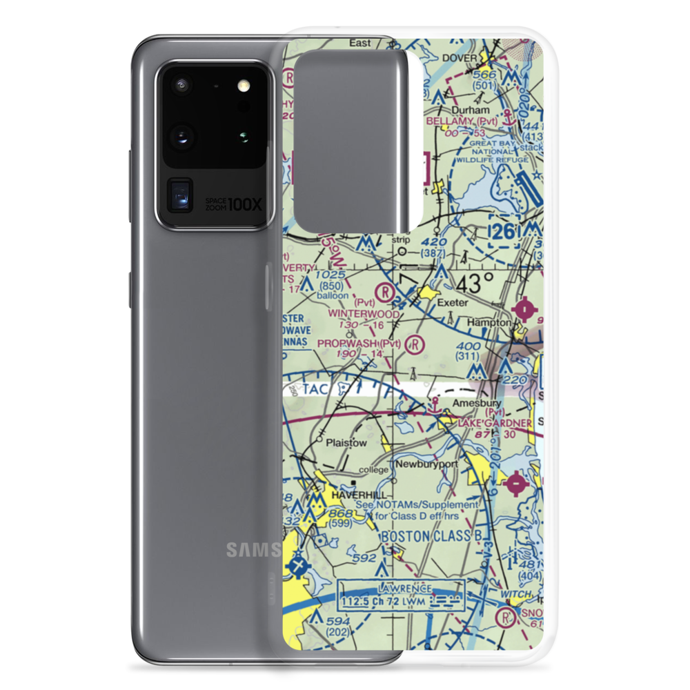 Cole Farm Airport (06NH) VFR Sectional Samsung Case Samsung Galaxy S20 Ultra model shown