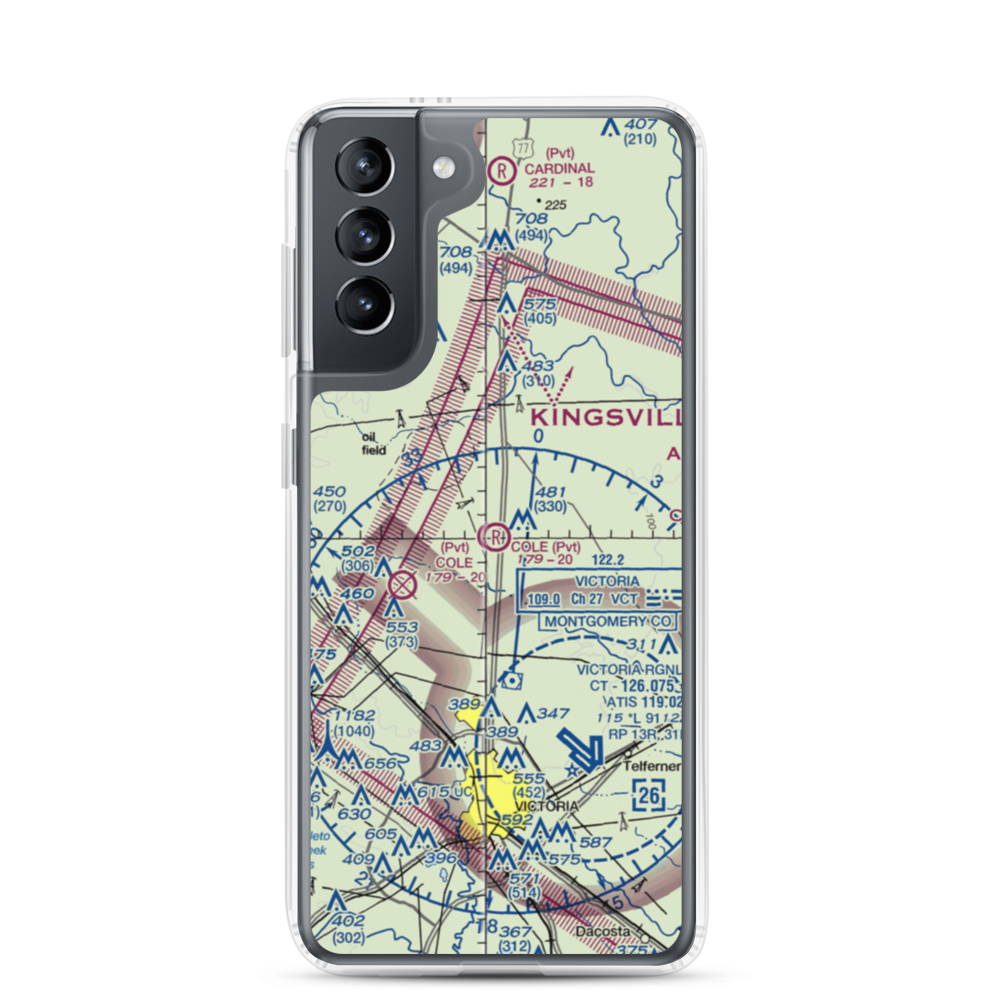 Cole Ranch Airport (94XS) VFR Sectional Samsung Case Samsung Galaxy S21 model shown