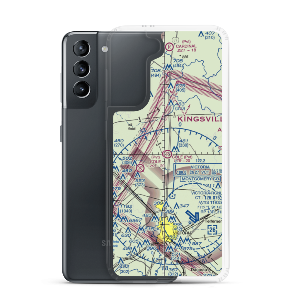 Cole Ranch Airport (94XS) VFR Sectional Samsung Case Samsung Galaxy S21 model shown