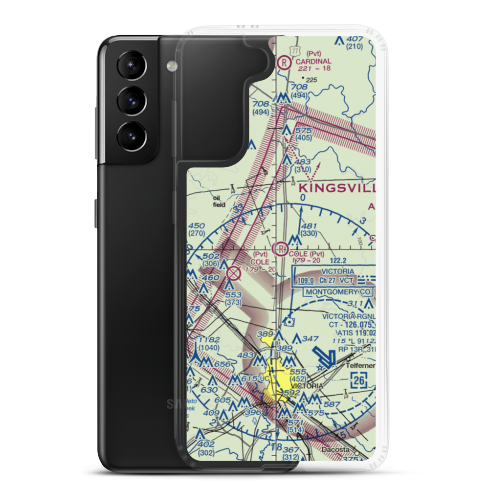Cole Ranch Airport (94XS) VFR Sectional Samsung Case Samsung Galaxy S21 Plus model shown