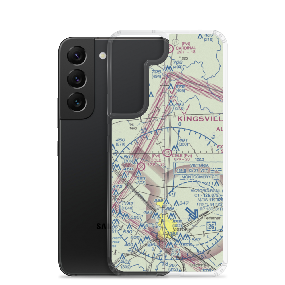 Cole Ranch Airport (94XS) VFR Sectional Samsung Case Samsung Galaxy S22 model shown
