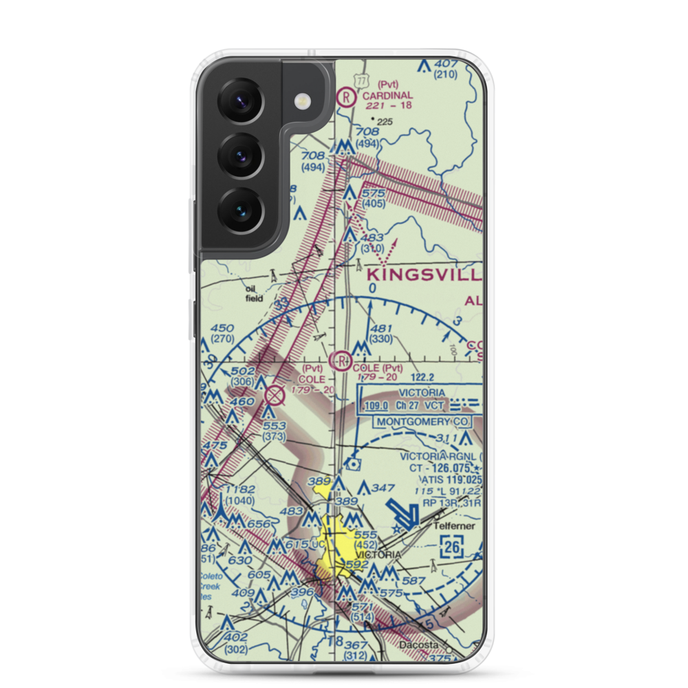 Cole Ranch Airport (94XS) VFR Sectional Samsung Case Samsung Galaxy S22 Plus model shown