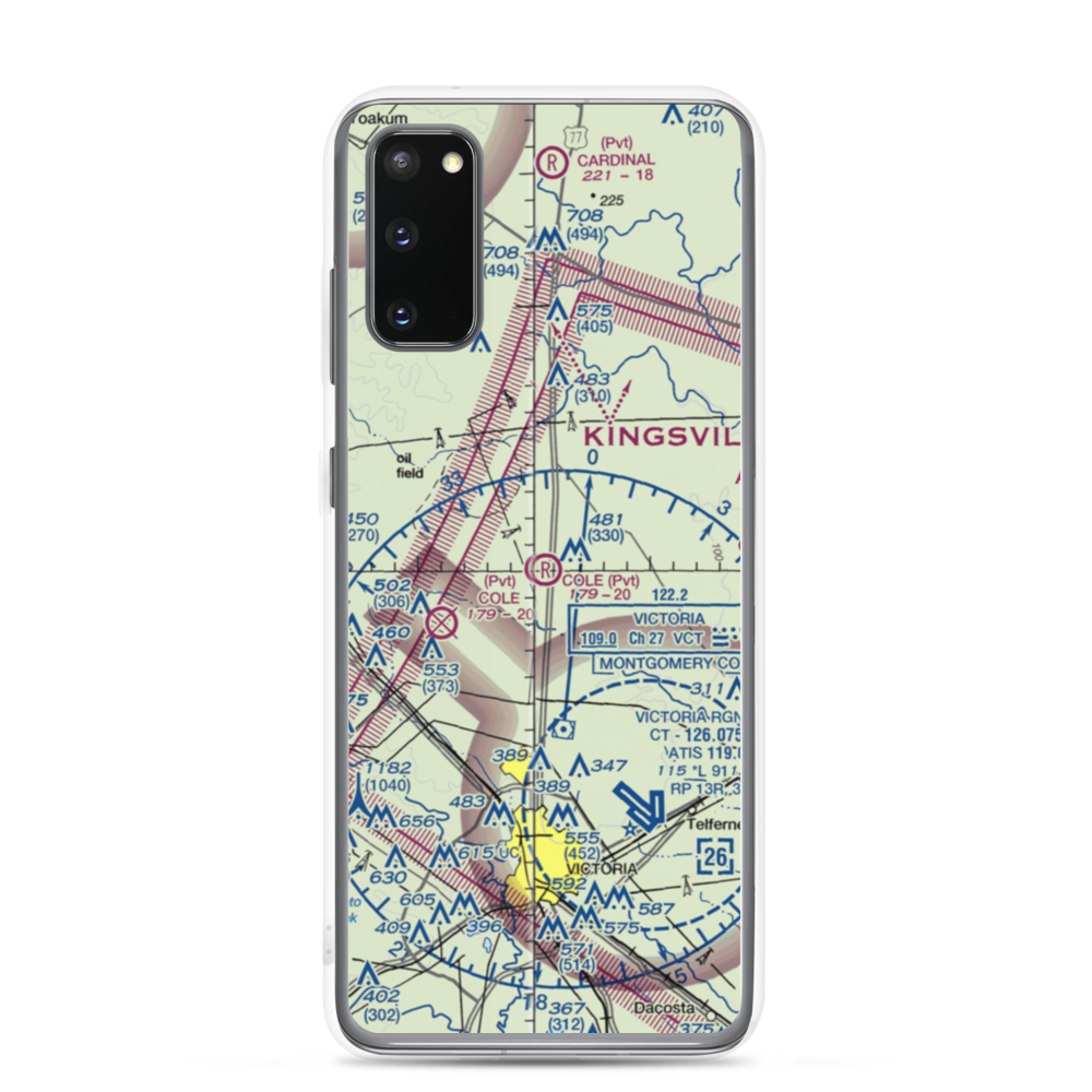Cole Ranch Airport (94XS) VFR Sectional Samsung Case Samsung Galaxy S20 model shown