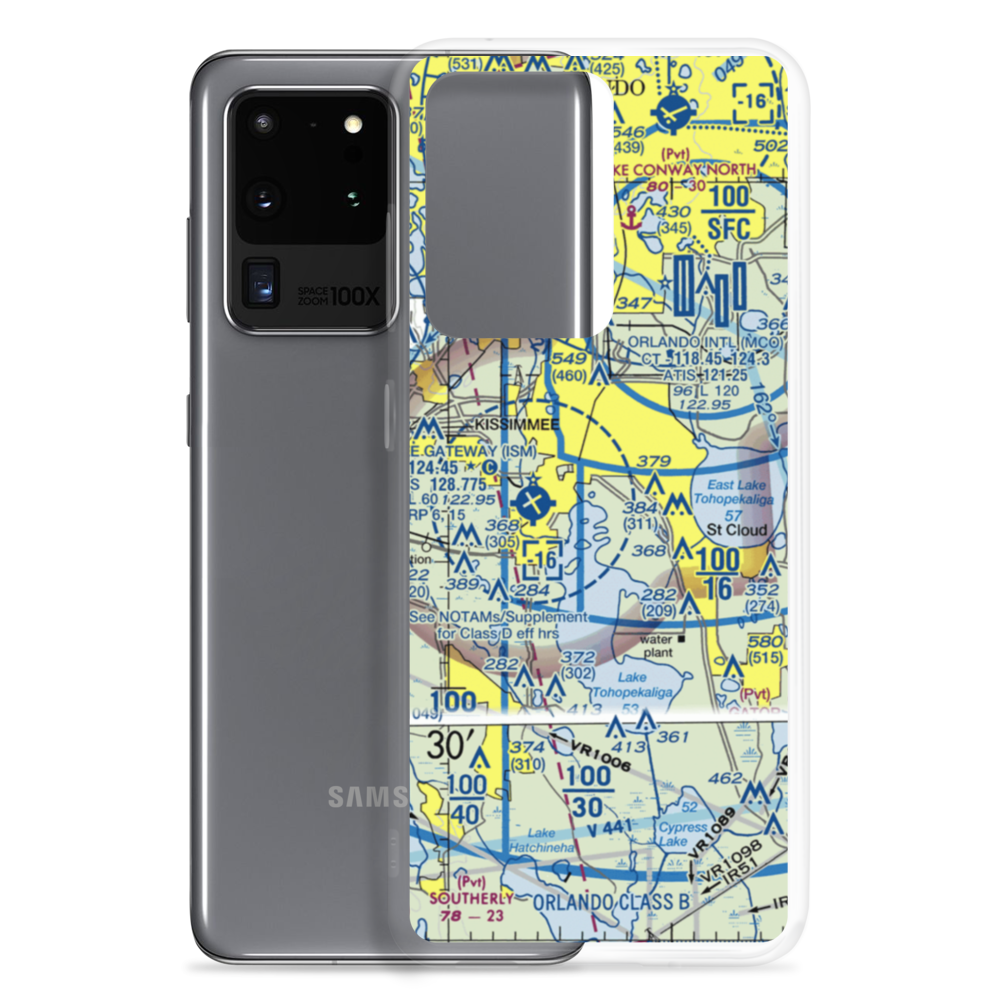 Cole's Seaplane Base (43FD) VFR Sectional Samsung Case Samsung Galaxy S20 Ultra model shown