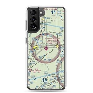 Coles County Memorial Airport (MTO) VFR Sectional Samsung Case