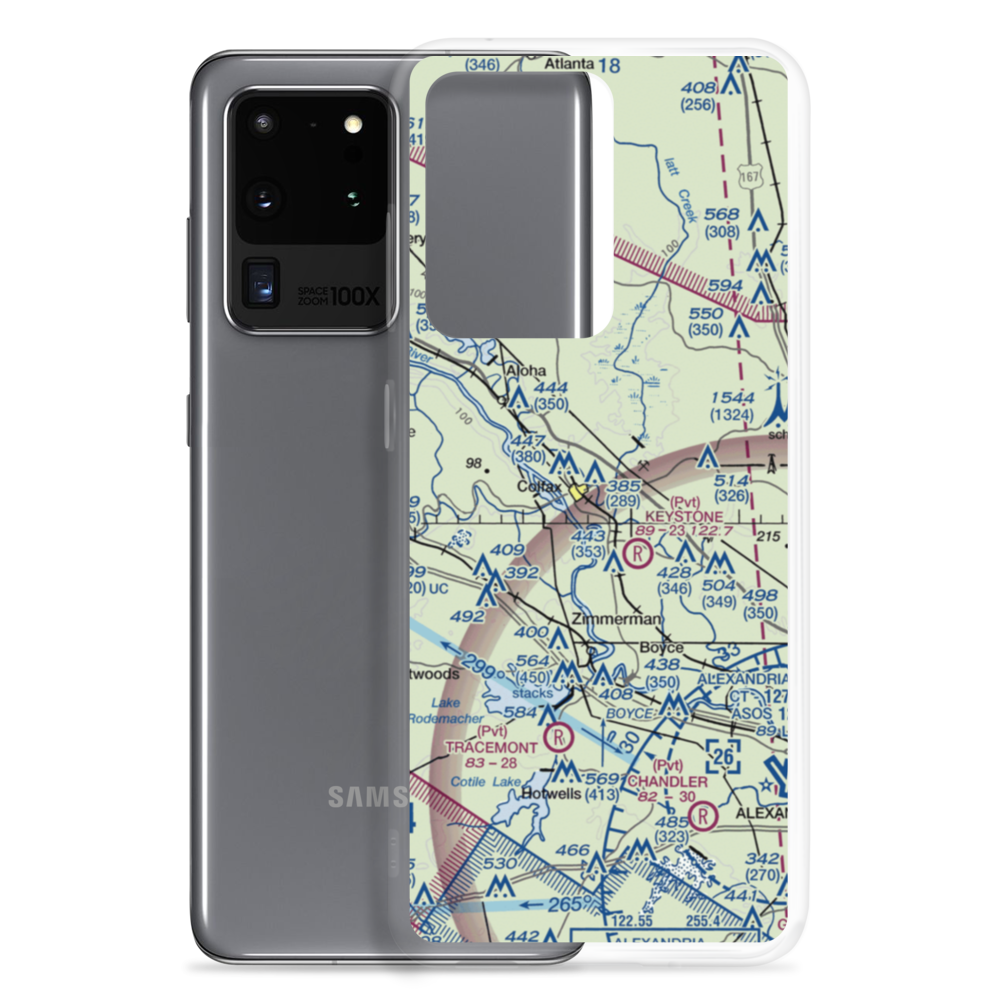 Colfax Airport (L40) VFR Sectional Samsung Case Samsung Galaxy S20 Ultra model shown