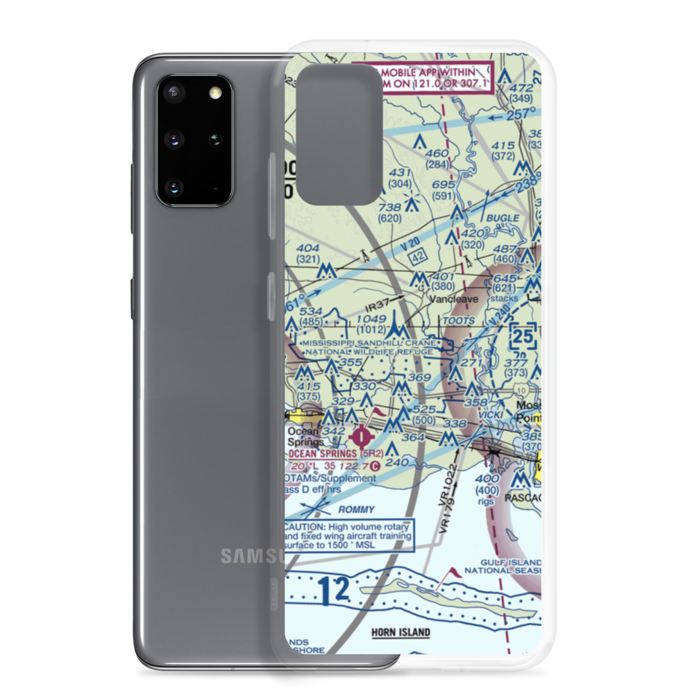 Colle Field (34MS) VFR Sectional Samsung Case Samsung Galaxy S20 Plus model shown