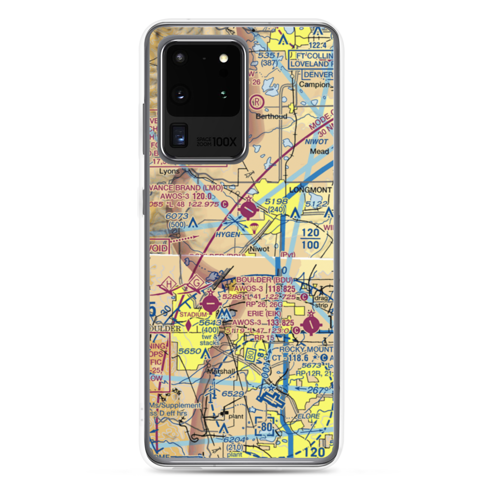 Colorado Antique Field (8CO7) VFR Sectional Samsung Case Samsung Galaxy S20 Ultra model shown