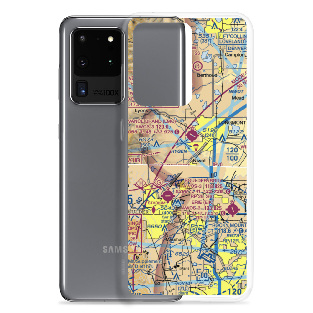 Colorado Antique Field (8CO7) VFR Sectional Samsung Case Samsung Galaxy S20 Ultra model shown