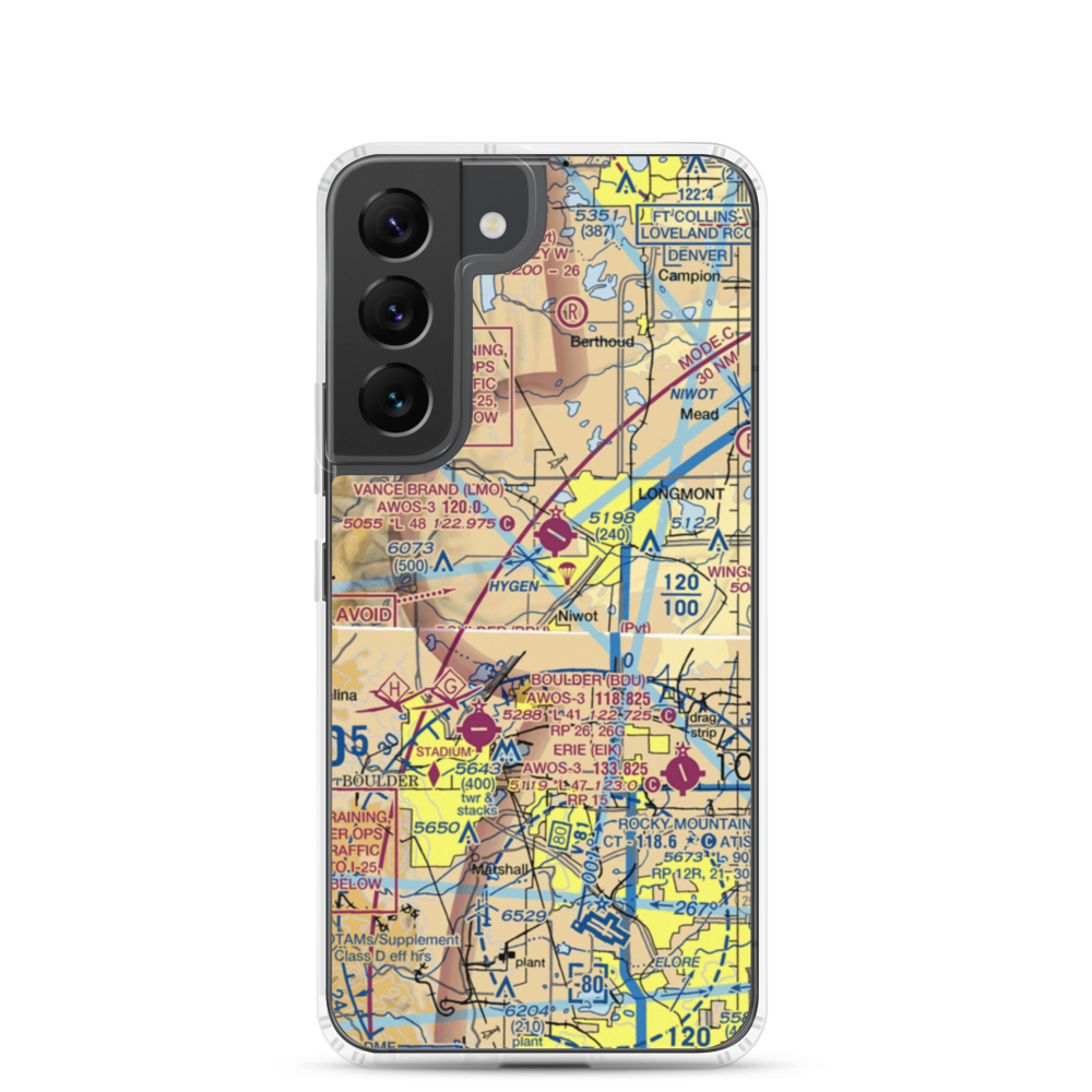 Colorado Antique Field (8CO7) VFR Sectional Samsung Case Samsung Galaxy S22 model shown