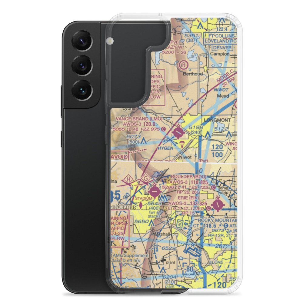 Colorado Antique Field (8CO7) VFR Sectional Samsung Case Samsung Galaxy S22 Plus model shown