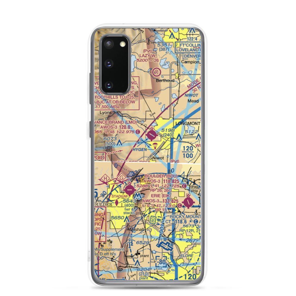 Colorado Antique Field (8CO7) VFR Sectional Samsung Case Samsung Galaxy S20 model shown