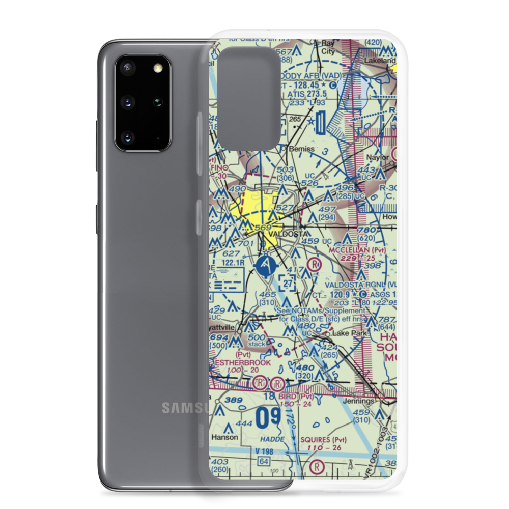 Comanche Landing Airport (US-0060) VFR Sectional Samsung Case Samsung Galaxy S20 Plus model shown
