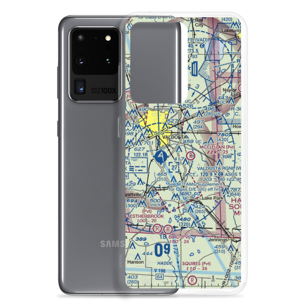 Comanche Landing Airport (US-0060) VFR Sectional Samsung Case Samsung Galaxy S20 Ultra model shown