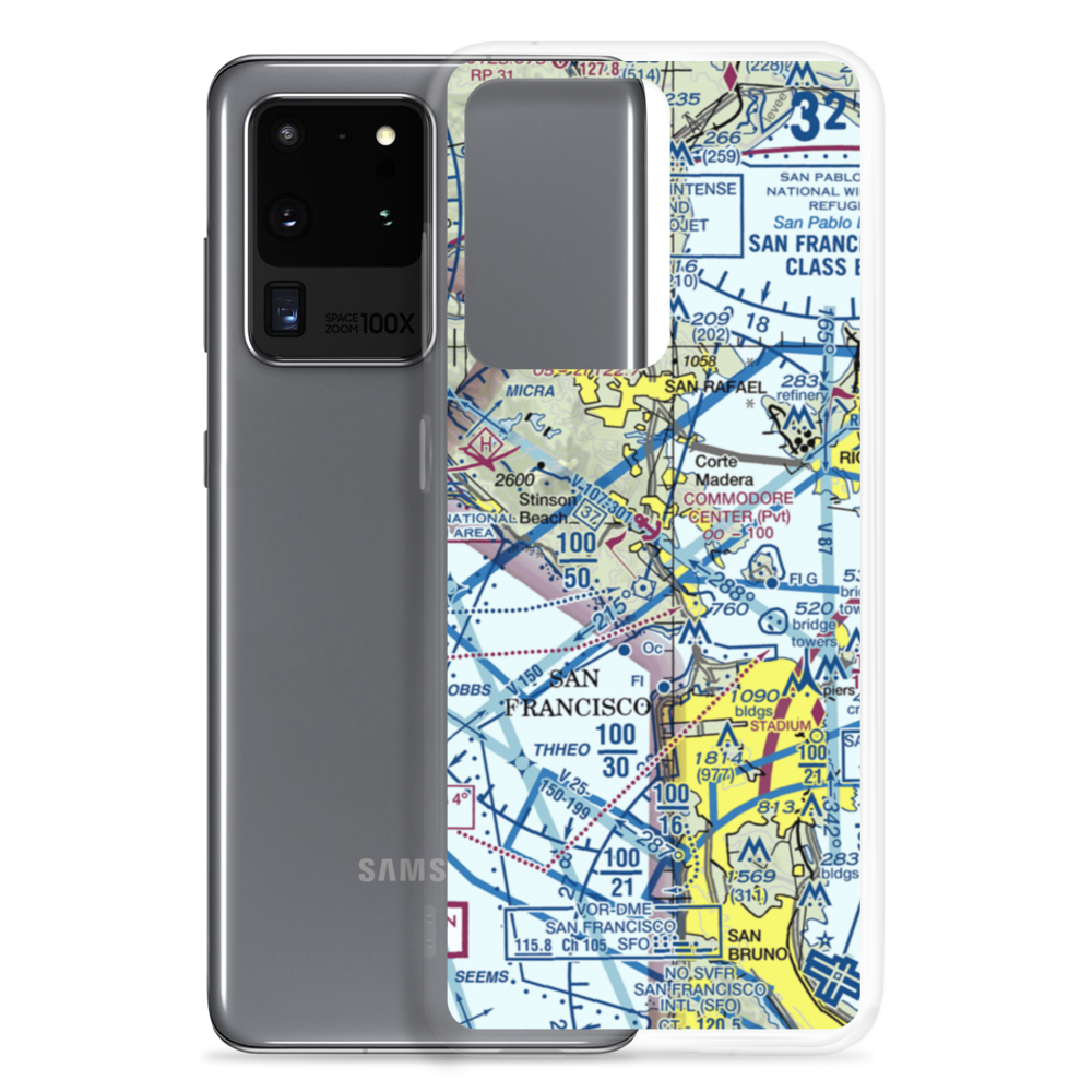Commodore Center Seaplane Base (22CA) VFR Sectional Samsung Case Samsung Galaxy S20 Ultra model shown