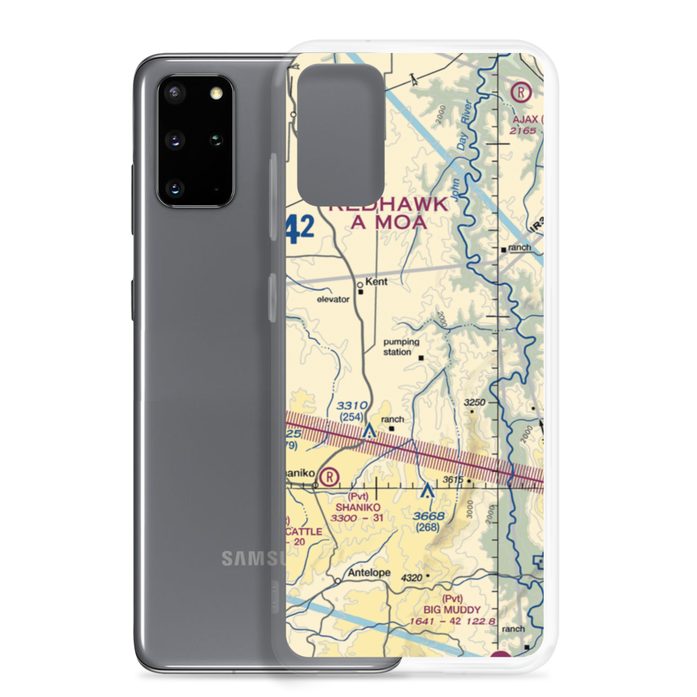 Compressor Station Nr 10 STOLport (US-0113) VFR Sectional Samsung Case Samsung Galaxy S20 Plus model shown
