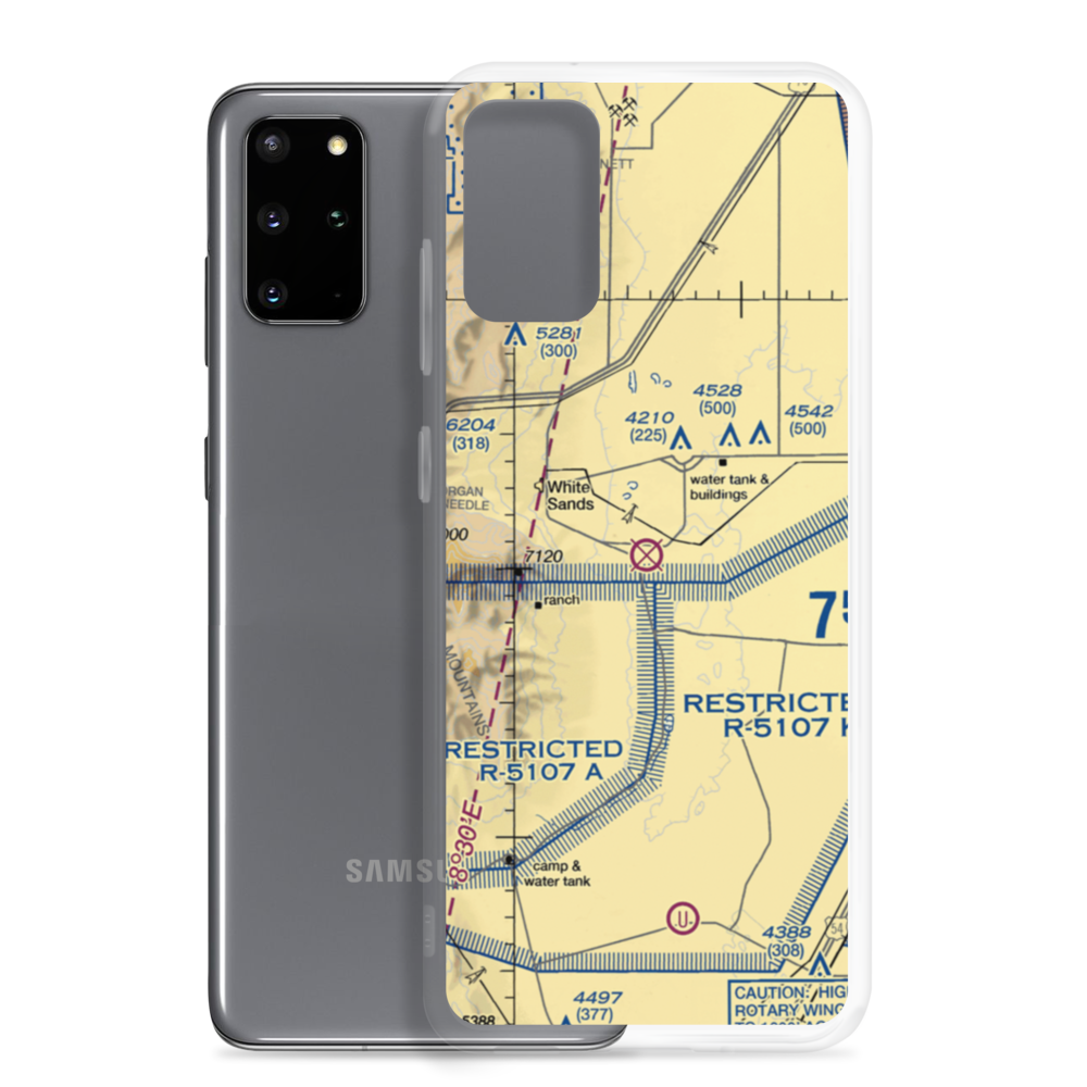 Condron Army Air Field (WSD) VFR Sectional Samsung Case Samsung Galaxy S20 Plus model shown