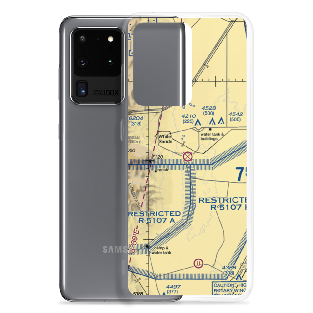Condron Army Air Field (WSD) VFR Sectional Samsung Case Samsung Galaxy S20 Ultra model shown