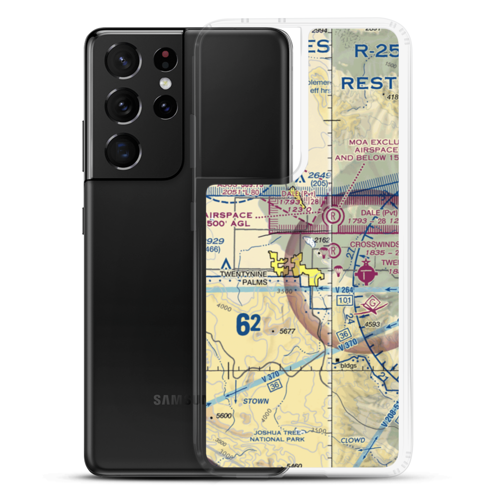 Cones Field (2CA2) VFR Sectional Samsung Case Samsung Galaxy S21 Ultra model shown