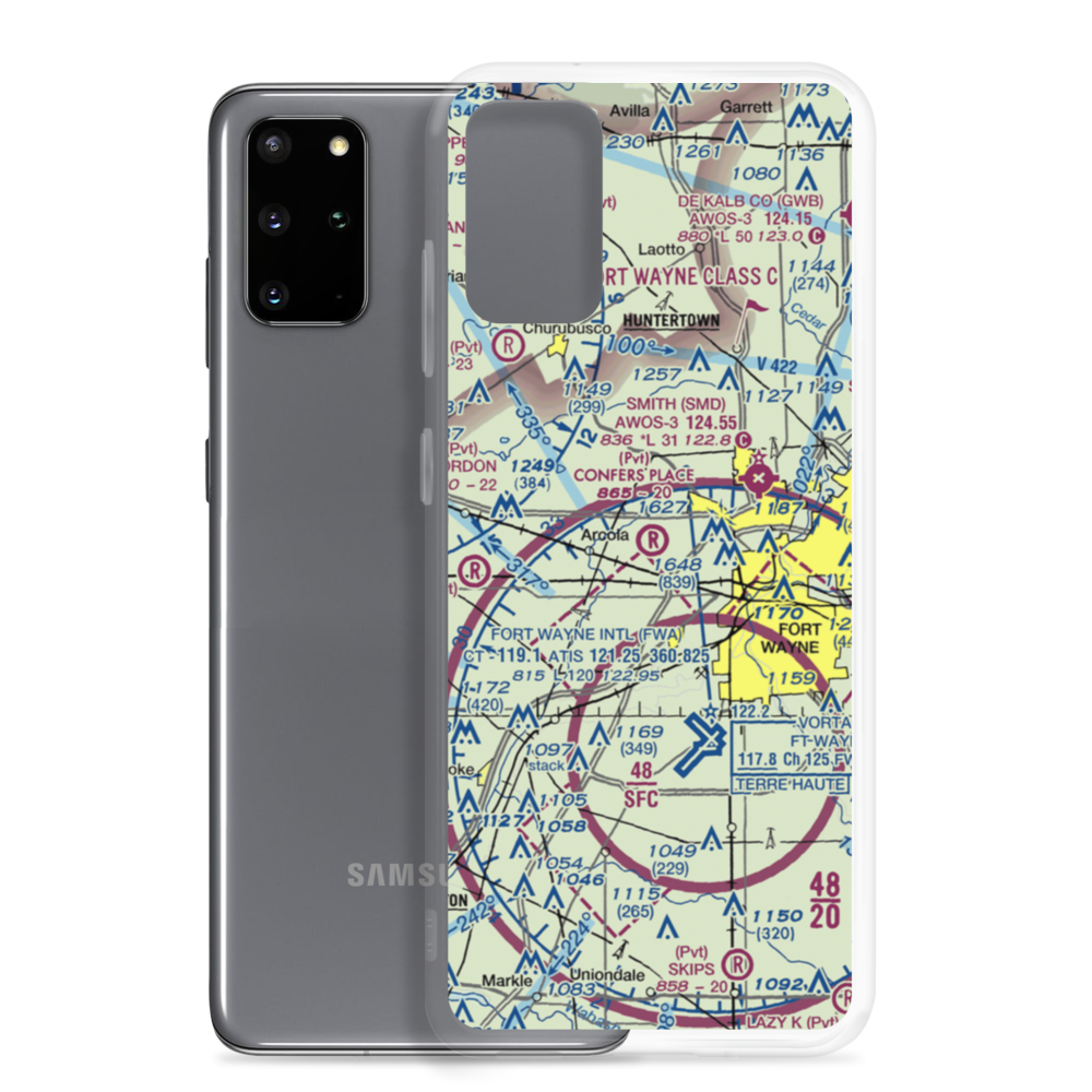 Confer's Place Airport (1IN3) VFR Sectional Samsung Case Samsung Galaxy S20 Plus model shown