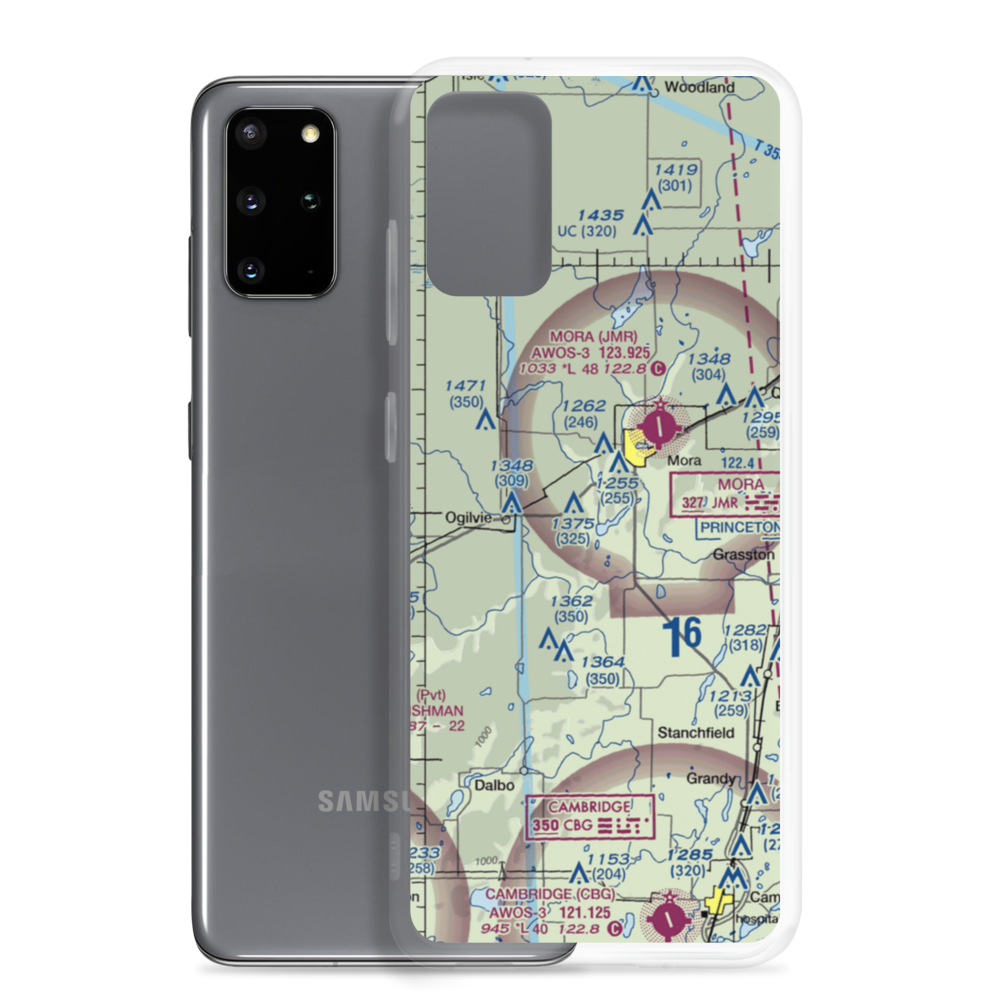 Conley Field (55MN) VFR Sectional Samsung Case Samsung Galaxy S20 Plus model shown