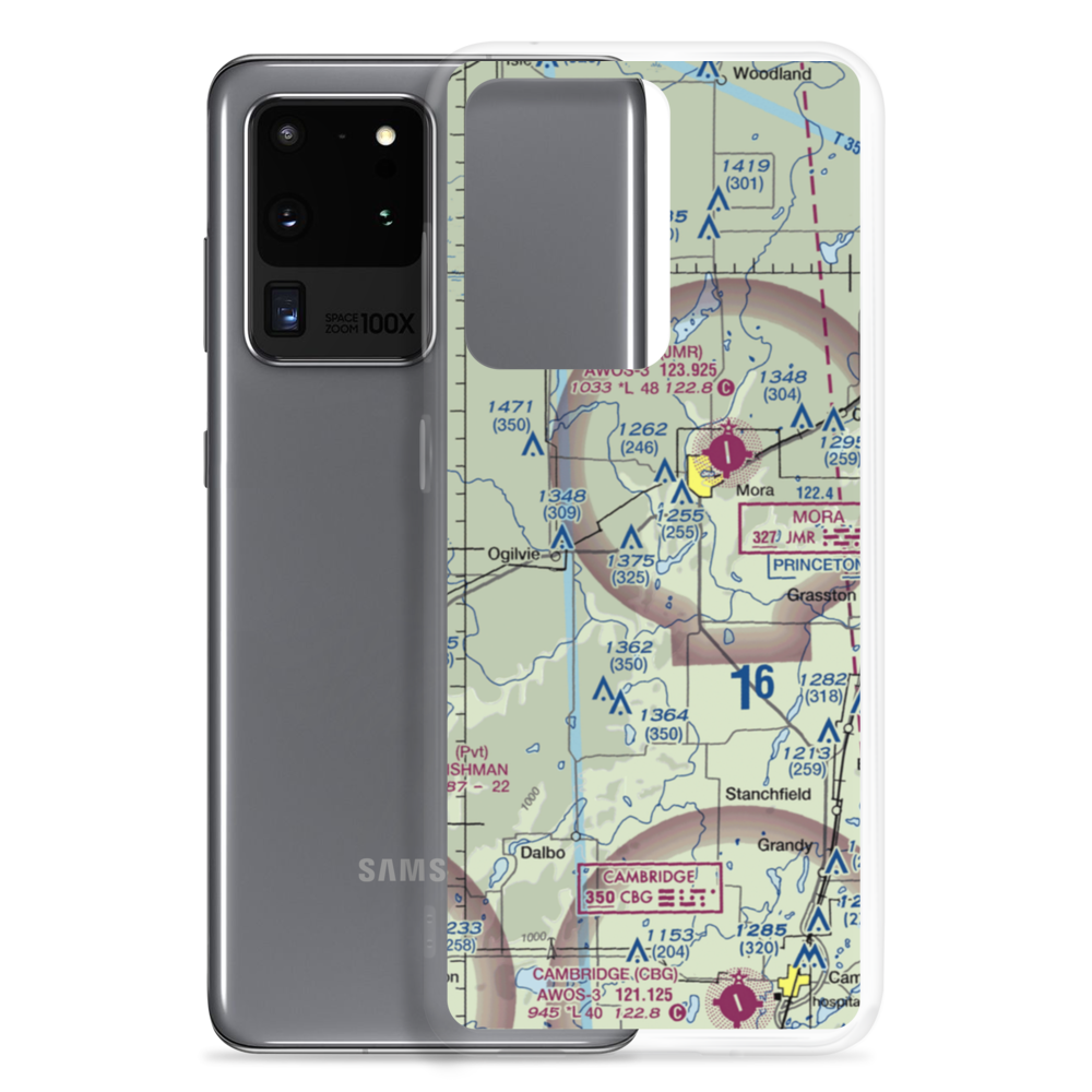 Conley Field (55MN) VFR Sectional Samsung Case Samsung Galaxy S20 Ultra model shown