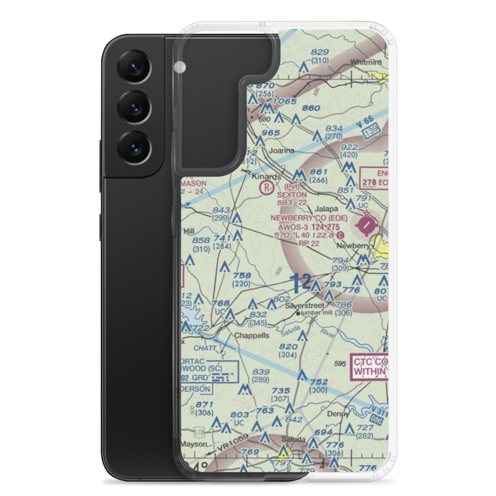 Connelly Field (18SC) VFR Sectional Samsung Case Samsung Galaxy S22 Plus model shown