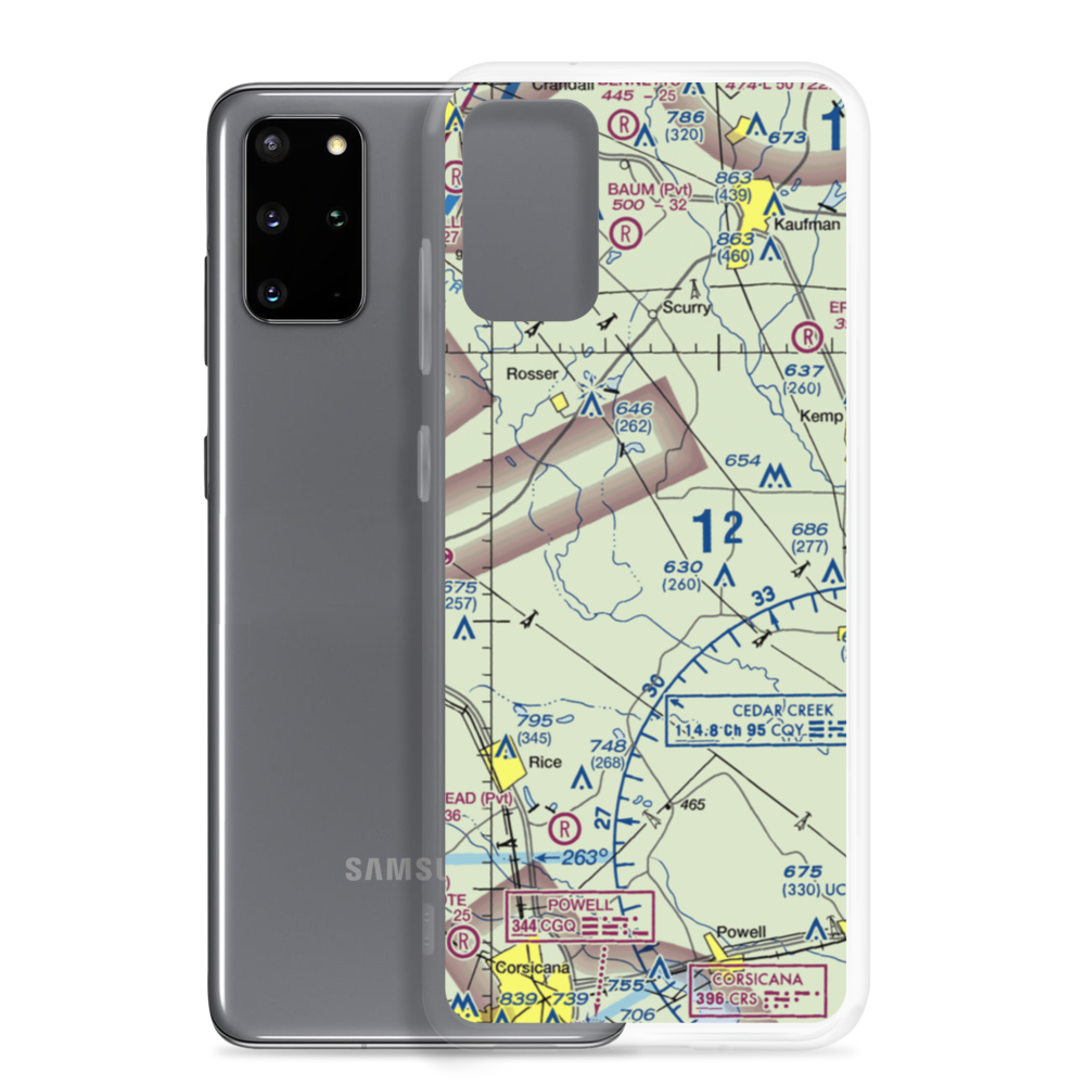 Connies Aviation Airport (XA42) VFR Sectional Samsung Case Samsung Galaxy S20 Plus model shown